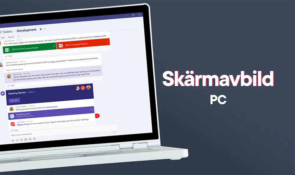 Så tar du en skärmbild