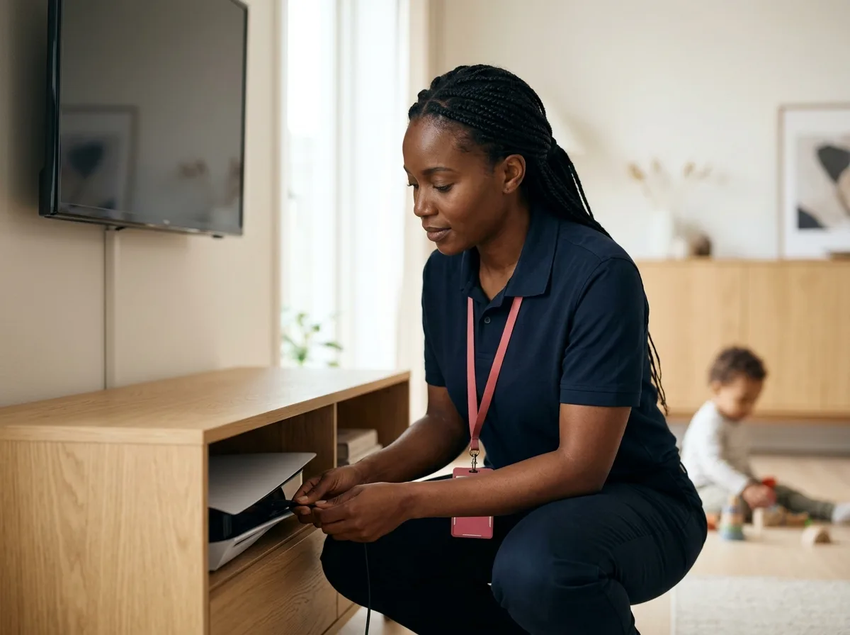 TechBuddy-tekniker hjälper till med ps5