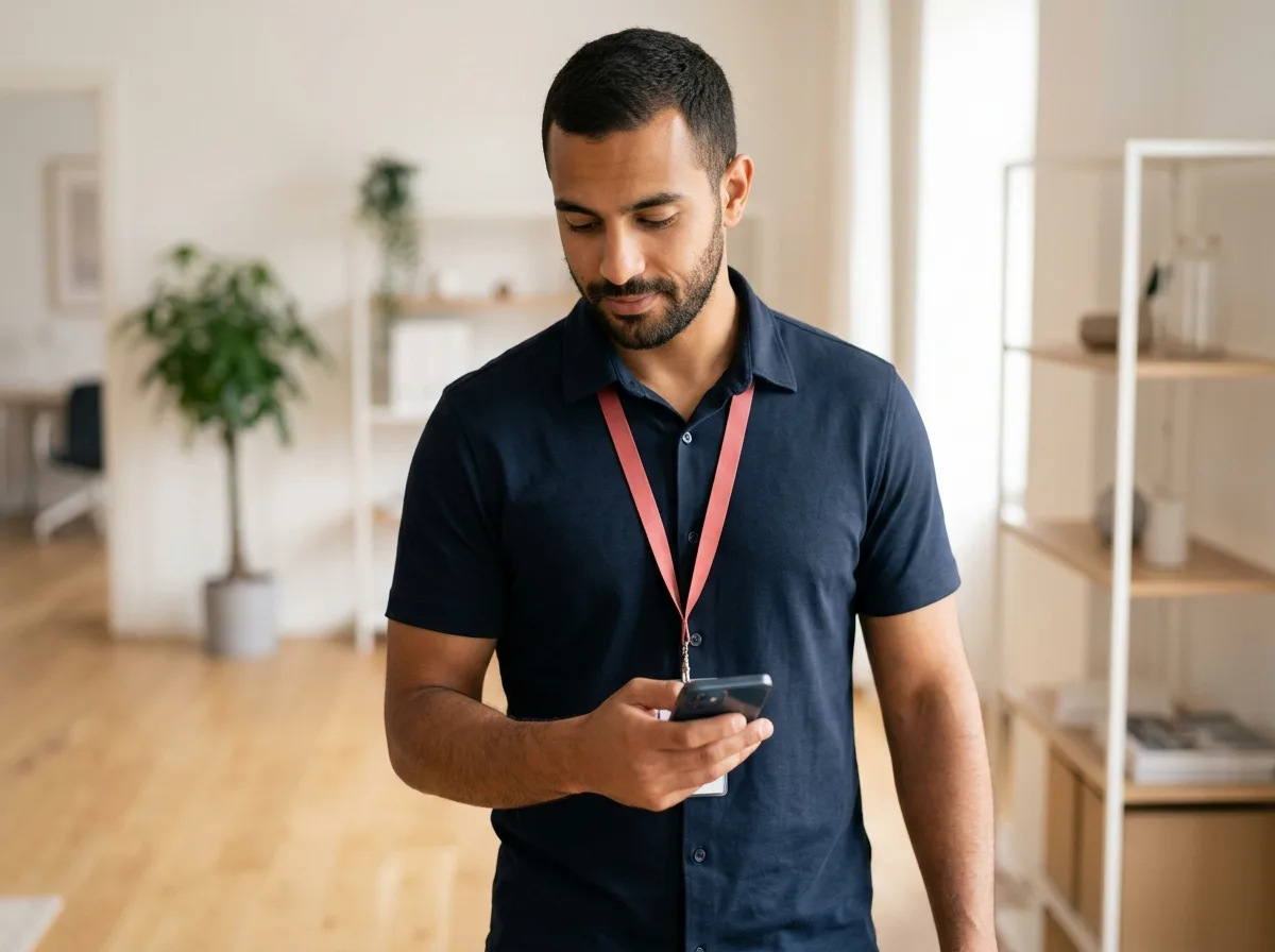 TechBuddy-tekniker hjälper till med wifi-check